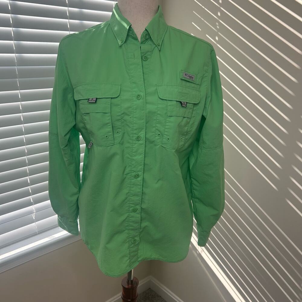 Columbia PFG Hiking Fishing Size XS green women's